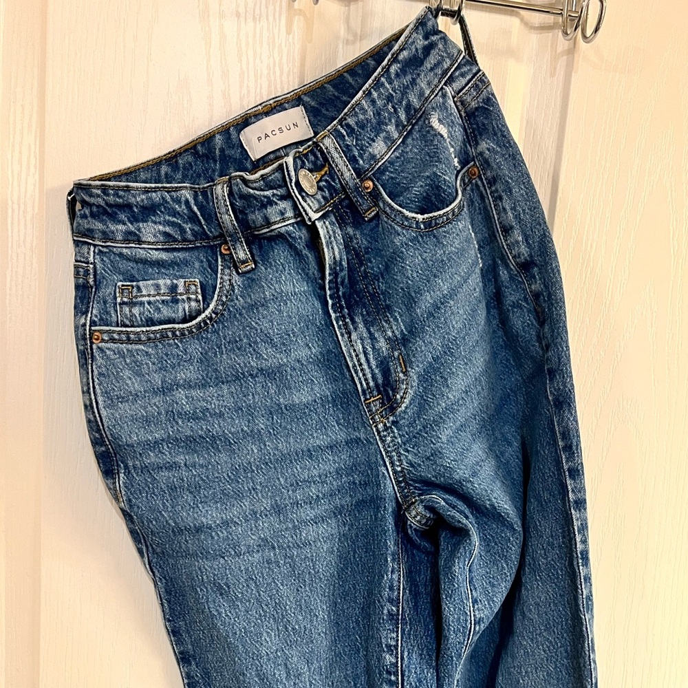 PACSUN jeans Curve straight with rips